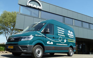 Broekema Wegenbouw Groningen MAN 100% elektrische eTGE